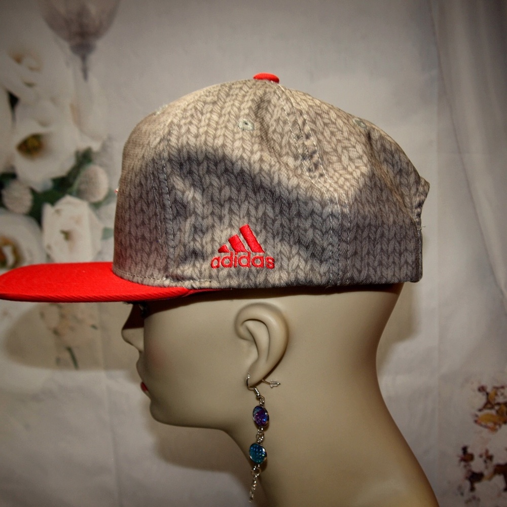 Houston Rockets Hat NBA Lavigne Rare Style Embroidered Baseball Cap by Adidas - Picture 2 of 5